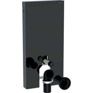 GEBERIT Monolith Plus - Sanitární modul pro stojící WC, 101 cm, čelo ze skla 131.201.JK.5