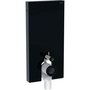 GEBERIT Monolith Plus - Sanitární modul pro stojící WC, 101 cm, čelo ze skla 131.202.SJ.6