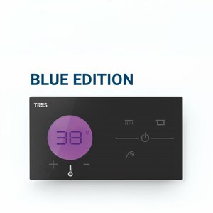 TRES EXCLUSIVE - Zapuštěné elektronické termostatické ovládání Shower Technology Blue Edition 49288399