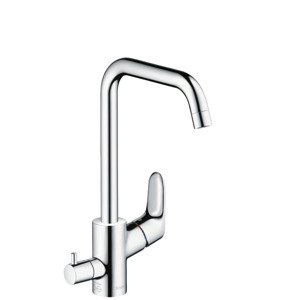 Hansgrohe Focus M41 - Páková dřezová baterie s uzavíracím ventilem, chrom 31823000