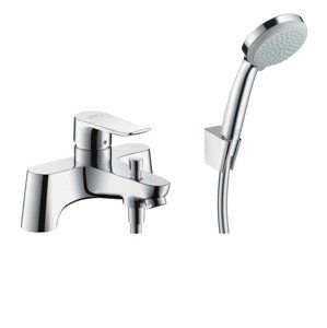 Hansgrohe Metris New - Páková 2-otvorová baterie na okraj vany, chrom 31422000