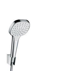 Hansgrohe Croma Select E - Set sprchové hlavice, držáku a hadice 1,60 m, bílá/chrom 26412400