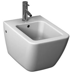 Jika Cubito Pure - Závěsný bidet, otvor pro baterii, s postranními otvory, Jika Perla, bílá H8304211003041