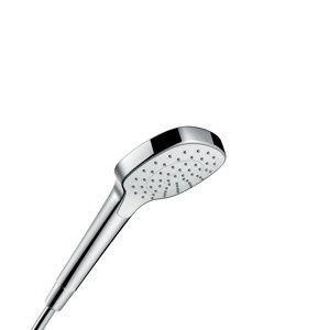 Hansgrohe Croma Select E - Sprchová hlavice EcoSmart 7 l/min, bílá/chrom 26816400