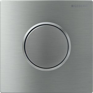 Geberit Sigma10 - Ovládání splachování pisoárů, ovládací tlačítko typ 10, nerezová ocel 116.015.SN.1