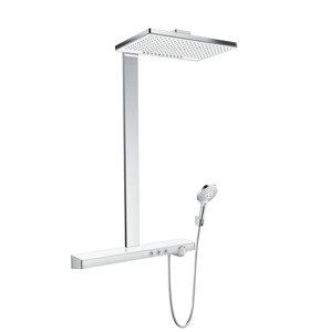 Hansgrohe Rainmaker Select - Sprchový set Showerpipe 460 s termostatem, 2 proudy, bílá/chrom 27028400