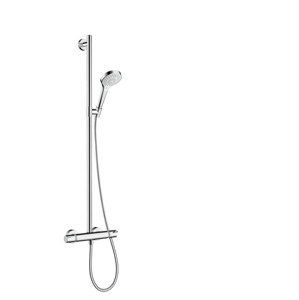 Hansgrohe Croma Select S - Sprchový set SemiPipe Multi s termostatem, bílá/chrom 27247400