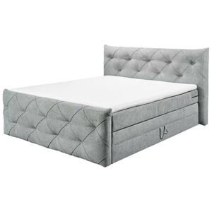 Boxspring Postel Tarragona 180x200 Cm Šedá