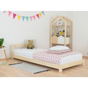 Benlemi Dětská jednolůžková postel s čelem DREAMY Zvolte barvu: Béžová, Rozměr: 120x180 cm