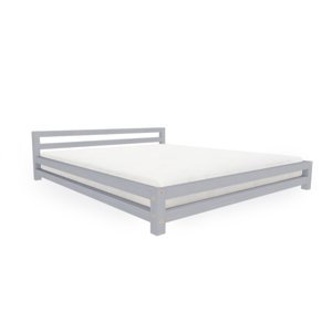 Benlemi Dvoulůžková postel MODERN Zvolte barvu: Tmavě šedá, Rozměr: 180 x 200 cm
