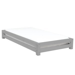 Benlemi Jednolůžková postel JAPA Zvolte barvu: Tmavě šedá, Rozměr: 120 x 200 cm