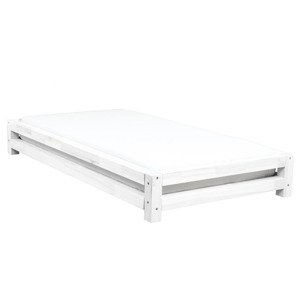 Benlemi Jednolůžková postel JAPA Zvolte barvu: Bílá, Rozměr: 90 x 200 cm
