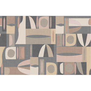 Marburg Moderní minimalistická tapeta GEOMETRIE šedá Varianta: A + B (424 cm)