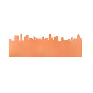 Vylen Samolepící ochrana stěny za dětskou postel CITY Zvolte barvu: Oranžová