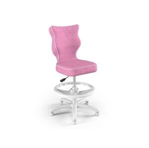 Entelo Pohodlná dětská židle bez područek k psacímu stolu RŮŽOVÁ Rozměr: dítě 119 - 142 cm (výška stolu 68 - 81 cm)