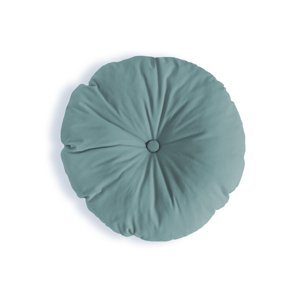 SenLove Dekorační bavlněný polštář KNOFLÍK Zvolte barvu: Zelená šalvěj