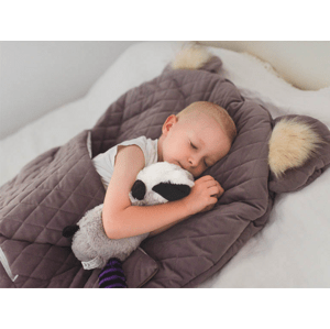 Kinder Hop Spací pytel s oušky pro kojence i starší děti DREAM CATCHER hnědý Rozměr: 120x60 cm