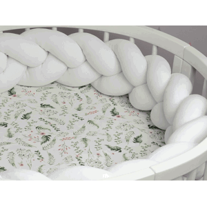 SenLove Sametový mantinel pletený do copu ze 3 pramenů Zvolte barvu: Bílá, Rozměr: 240 cm