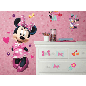 York Wallcoverings Samolepka na zeď s Disney motivem MYŠKA MINNIE