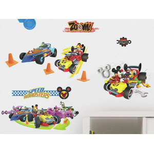 York Wallcoverings Dětské nálepky na zeď s Disney motivem ZÁVODNÍK MICKEY