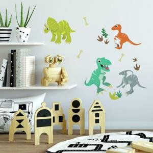 York Wallcoverings Samolepky na stěnu DINOSAUŘI do klučičího pokoje