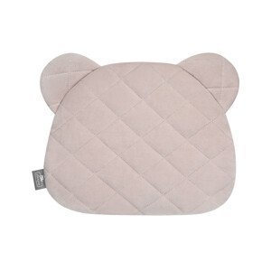 Sleepee Sametový polštář ve tvaru medvídka ROYAL BABY růžový