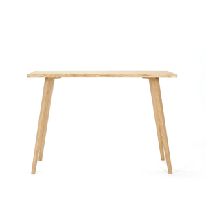 Benlemi Minimalistický psací stůl TOLLE ze dřeva Rozměr: 110x50 cm, Kvalita dřeva: 2. Kombinace dubového masivu a dýhované DTD desky