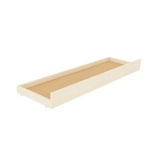 Benlemi Úložný dřevěný šuplík STORAGE pod postel na kolečkách Zvolte barvu: Béžová, Zvolte rozměr: 55x150 cm (pod postel o délce 160 cm)