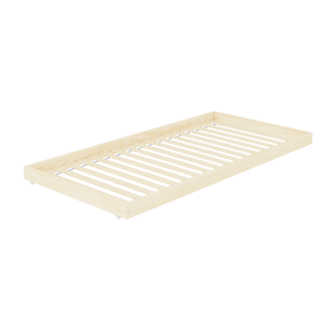 Benlemi Dřevěná výsuvná přistýlka SLEEP pod postel na kolečkách Zvolte barvu: Bílá, Zvolte rozměr: 80x150 cm (pod postel 80x160 cm)