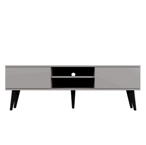 Benlemi Dřevěný TV stůl o šířce 160 cm TORONTO šedý