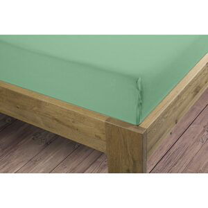 Bierbaum jersey prostěradlo celadon - 140-160 x 200 cm