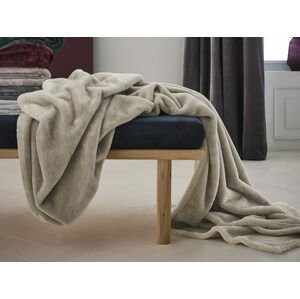 s.Oliver Pléd s.Oliver Fluffy Flanell taupe 150x200 cm