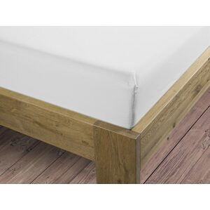 Bierbaum saténové prostěradlo Offwhite - 90x200 cm