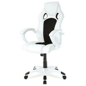 Sconto Kancelářská židle TIMO bílá/černá