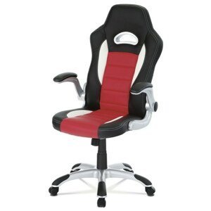 Sconto Kancelářská židle ROBERT černá/červená