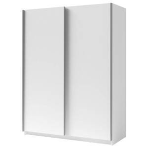 Šatní skříň SPLIT bílá, šířka 180 cm