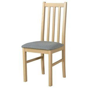 Jídelní židle BOLS 10 dub sonoma/světle šedá