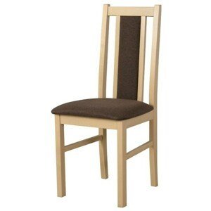 Jídelní židle BOLS 14 dub sonoma/hnědá