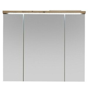 Zrcadlová skříňka POOL dub artisan, 80 cm