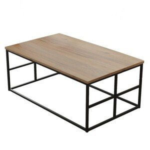 Konferenční stolek KARL borovice/černá