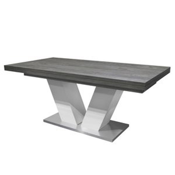 Jídelní stůl KOMFORT beton/160x90 cm