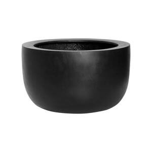 Květináč Sunny, barva černá, více velikostí - PotteryPots Velikost: L - v. 27 cm, ⌀ 45 cm