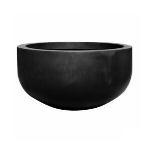 Květináč City bowl, barva černá, více velikostí - PotteryPots Velikost: L - v. 68 cm, ⌀ 128 cm
