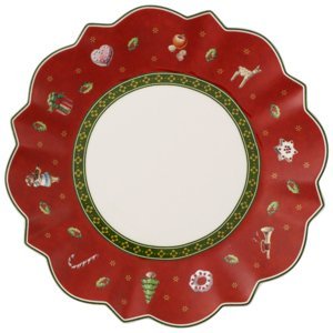 Vánoční talíř, snídaňový - červený, kolekce Toy's Delight - Villeroy & Boch