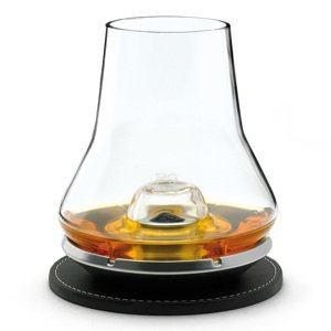Degustační sklenička na whisky s chladícím podstavcem