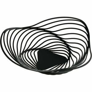 Designová nádoba Trinity B, černá, prům. 26 cm - Alessi