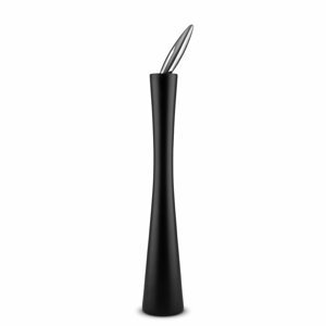 Dřevěný mlýnek na pepř, černý, prům. 8.5 cm - Alessi