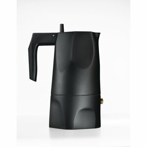 Espresso kávovar Ossidiana, černý, prům. 12 cm - Alessi