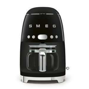 50's Retro Style kávovar na filtrovanou kávu 1,4l 10 cup černý - SMEG