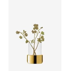 Váza / lucerna Aurum, zlacená, výška 20 cm - LSA